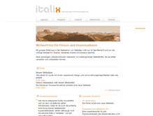 Tablet Screenshot of italix.ch